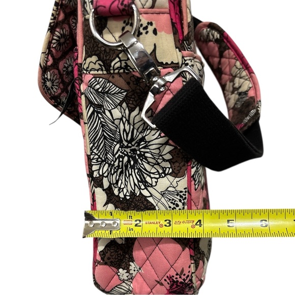 Vera Bradley Quilted Floral Laptop Satchel with Detachable and Adjustable Strap - Picture 10 of 10